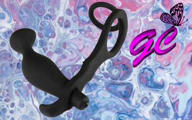 Silicone 10 frequency Butt Plug m Vibrators Delay Ejaculation Penis Ring Anal Plug Vibrator