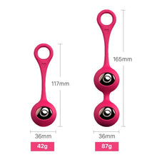 Load image into Gallery viewer, Silicone double heads Kegel Balls