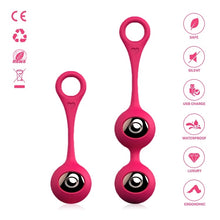 Load image into Gallery viewer, Silicone double heads Kegel Balls