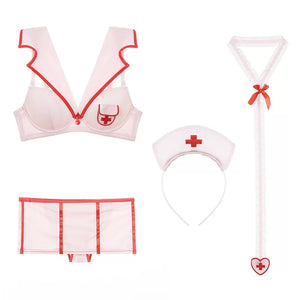 Erotic sex hot lingerie, sexy nurse uniform