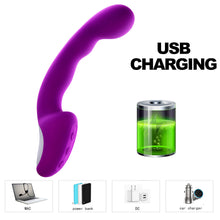 Load image into Gallery viewer, Waterproof Rechargeable Women Vibrator sex toy 30 speed G spot dual motors finger vagina vibro stimulator for female c